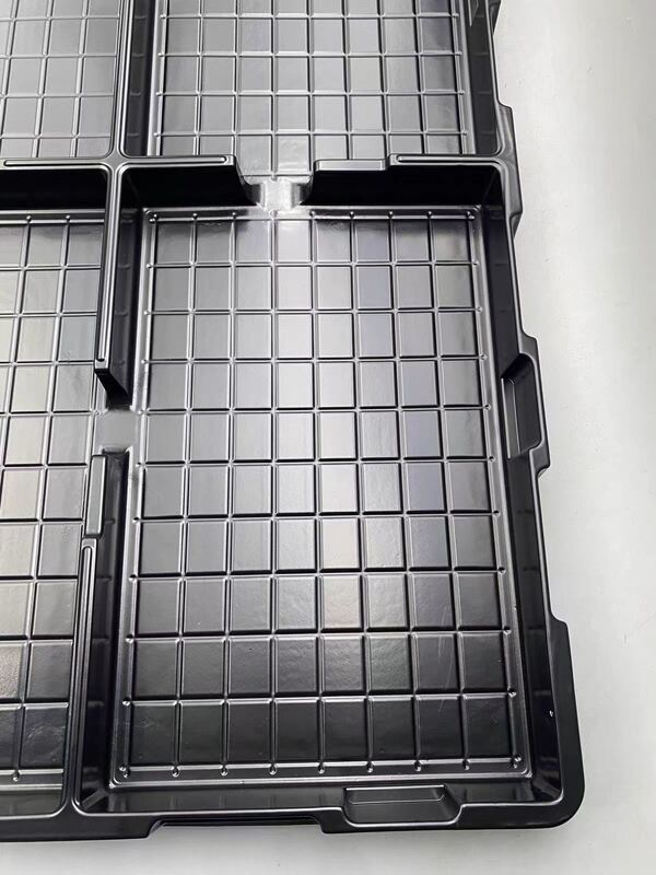 Custom Thermoformed Blister Insert Tray PET ABS PP PC Anti-Static Electronic Precision Parts Storage Customizable Embossed