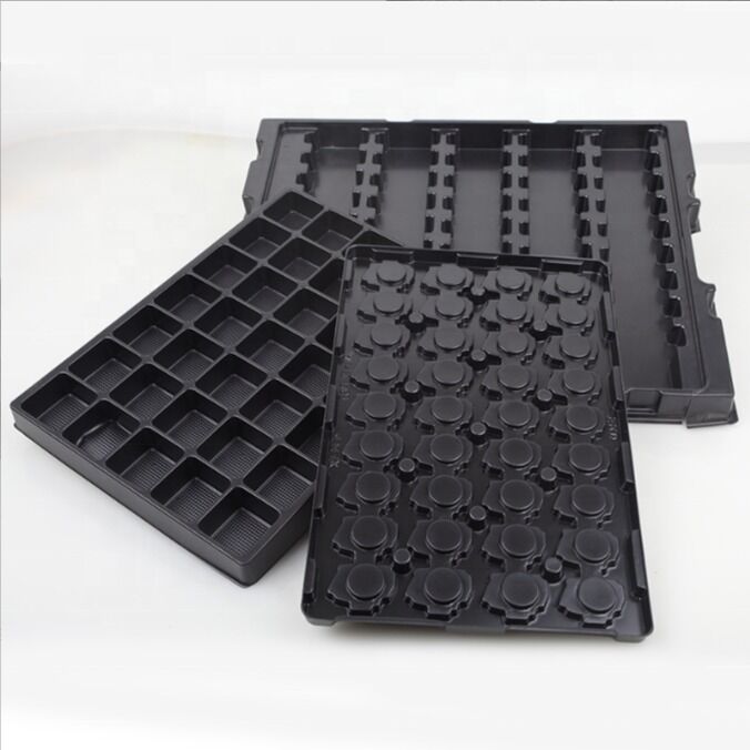 Custom Thermoformed Blister Insert Tray PET ABS PP PC Anti-Static Electronic Precision Parts Storage Customizable Embossed