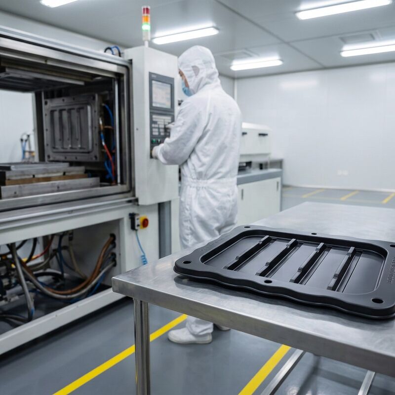OEM Custom Blister Tray PET ABS  Anti Static for Capacitor Resistor Transistor Electronic Component Storage Factory Supply