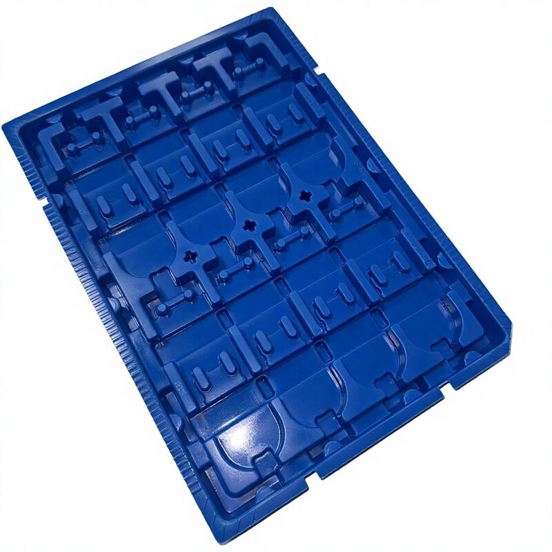 Black Anti-Static ABS Blister Tray for Auto Parts, Size Can Be Customized