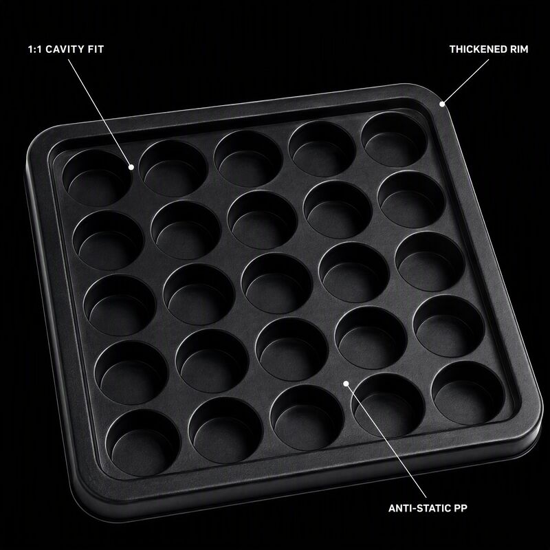 Factory Direct Custom Size PET Thermoformed Tray Vacuum Packaging for Hardware Automotive Components Bulk Supply