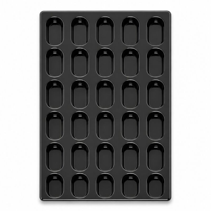 Black PET Blister Base Tray With PS Insert For Hardware Electronic Chip Packaging Custom Thermoformed Inne rboite plastique