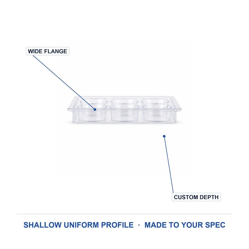 Custom Blister Packaging Plastic Box With PET Liner for Hardware Transparent Tray Manufacturer Wholesale
