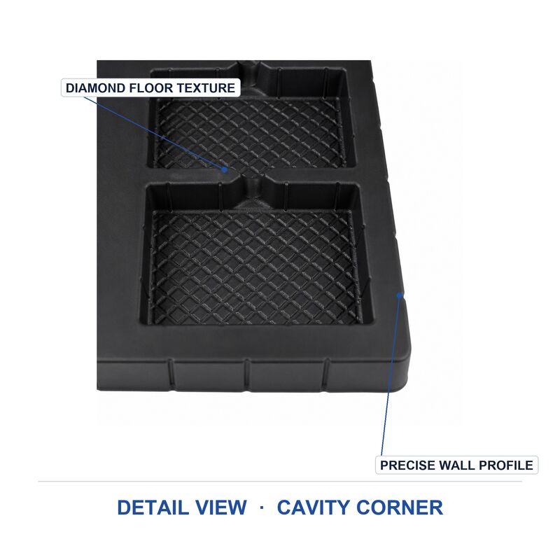Custom Blister Packaging Plastic Box With PET Liner for Hardware Transparent Tray Custom Plastic Packaging Box