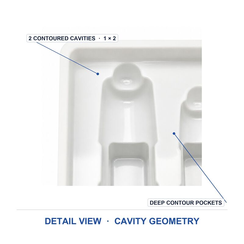 Transparent Plastic Gift Box for Hardware Tool Kit Blister Insert Tray Custom Thermoformed Packaging Manufacturer