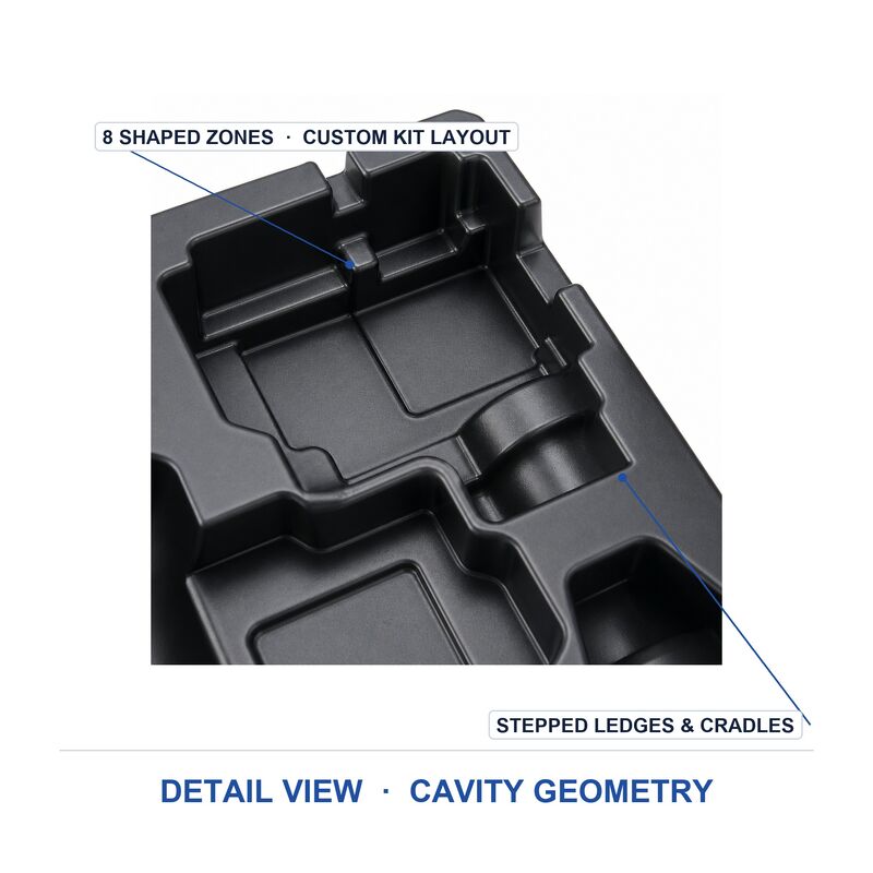 Plastic Box Blister Tray for Hardware Fitting Fasteners Storage Display Vacuum Forming Custom Packaging Wholesale Supply