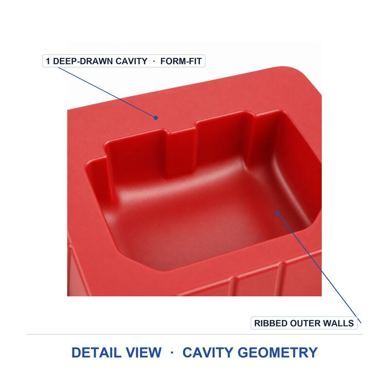 Plastic Box Blister Tray for Hardware Fitting Fasteners Storage Display Vacuum Forming Custom Packaging Wholesale Supply