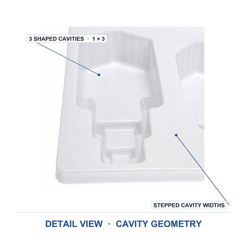 Plastic Case Inner Tray for Hardware Tools Metal Parts Blister Packaging Protective Custom Thermoformed Factory Supply