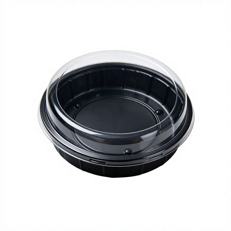 Visual Clear PET Food Blister Box Retail Shelf Display Multi Compartment Container for Pastry Snack Packaging
