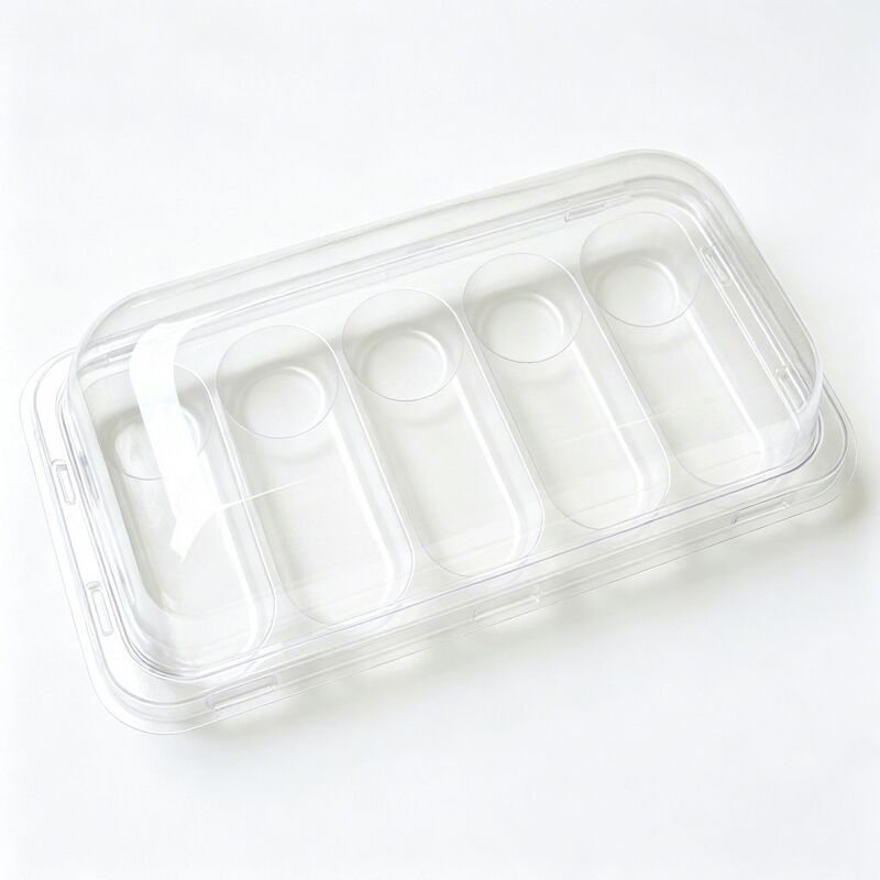 Custom Mold Size Clear Food Grade Blister Tray Multi Divider for Pastry Candy Food Packaging Container