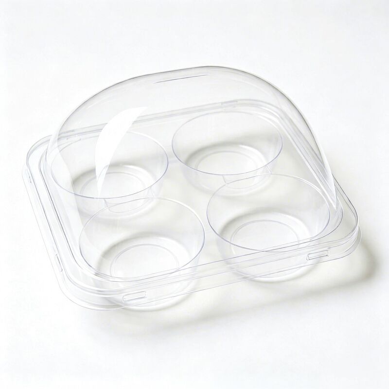 Food Grade Clear Blister Packaging Box Custom Mold Production Multi Compartment for Preserved Fruit Snack Tray