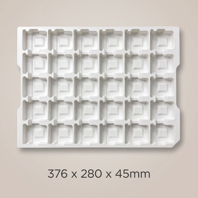 ESD Safe Blister Tray Customized PET ABS PP PC Material IC Chip Tray for Semiconductor SMT Assembly Factory Direct Supply