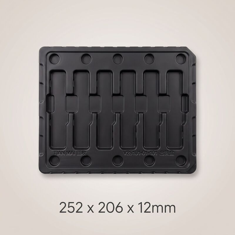 Factory Direct OEM Thermoformed Blister Tray PET/ABS/PP/PC Anti Static IC Tray Semiconductor SMT Electronic Components Packaging