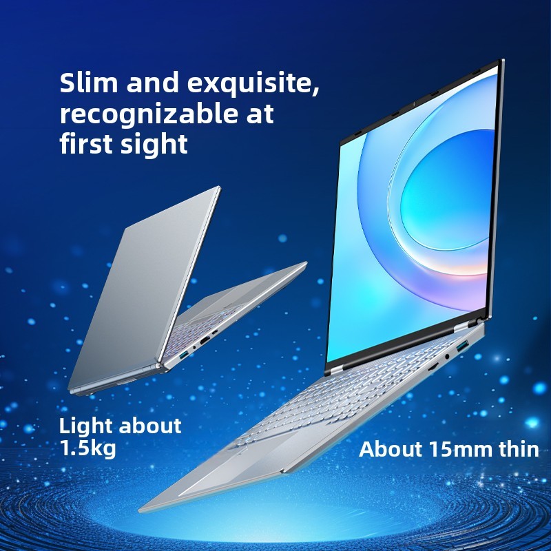 New 14-inch Business Laptop 360-Degree Flip Intel Celeron Quad-Core 512GB/1024GB/2TB SSD DDR4 IPS Display English US Windows 11