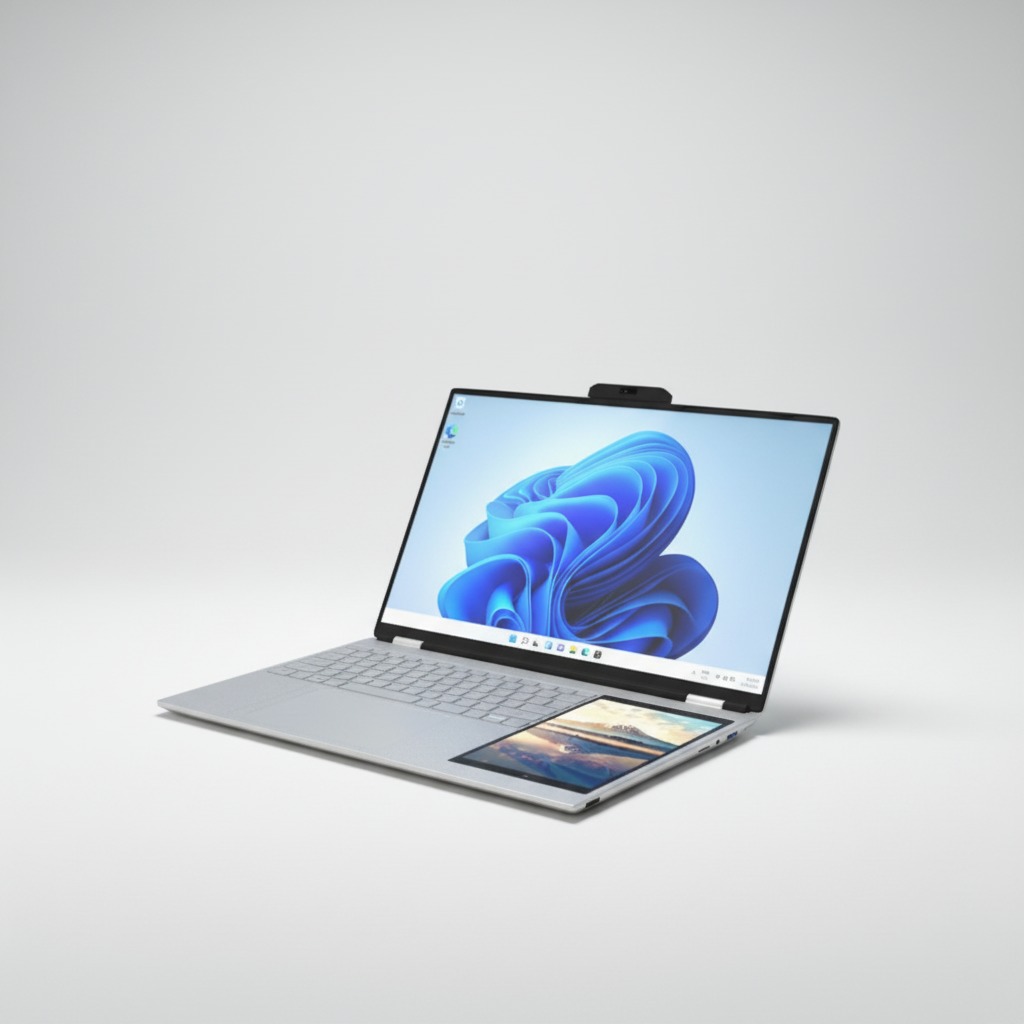 New High Density Battery Intel Celeron Quad Core 15.6inch and 7inch IPS Display SSD Storage Win11/Win10 DualBand WiFi 7 English