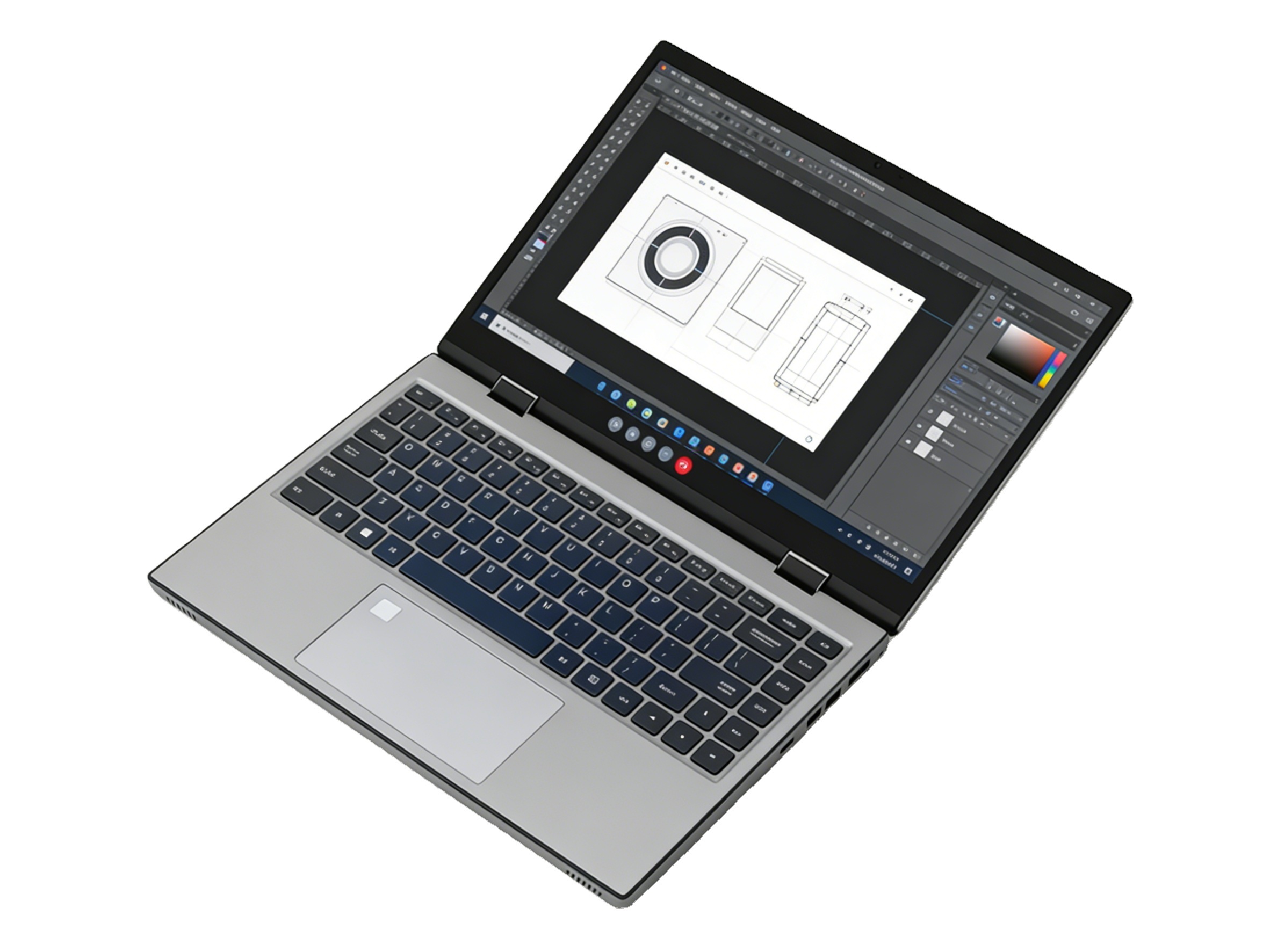 New 14Inch Touch Screen Yoga Intel Celeron N95 ABS 360 Transformer Laptop with Camera Guangdong Origin Plug Design