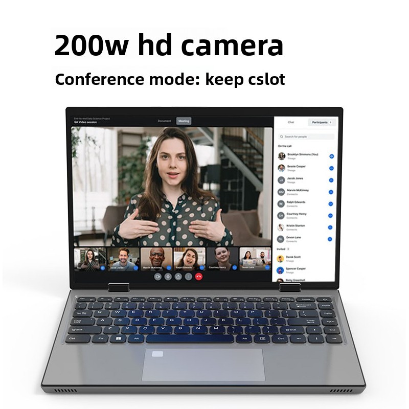 14Inch Touch Screen Yoga Intel Celeron N95 ABS 360 Transformer Laptop New Windows 11 SSD Camera-Guangdong Origin Plug Design