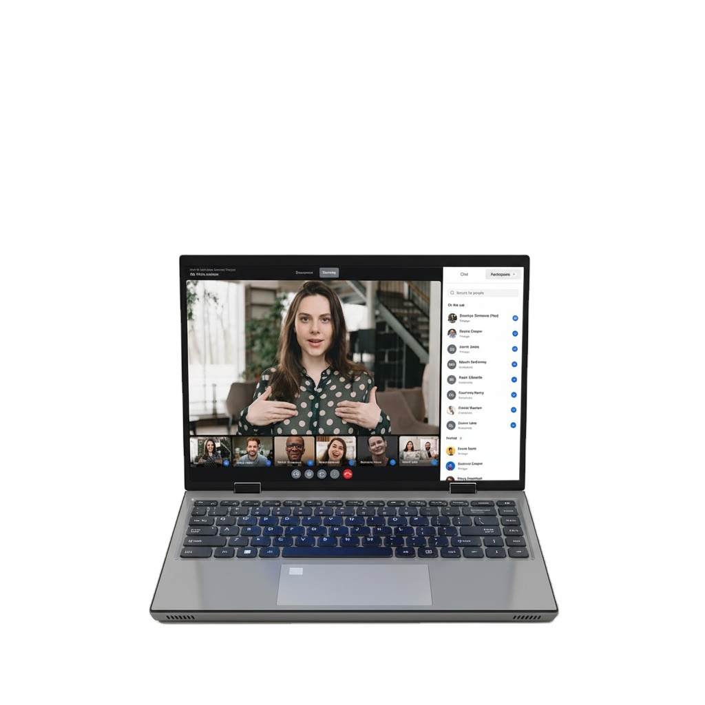 14Inch Touch Screen Yoga Intel Celeron ABS 360 Transformer Laptop English Windows 11 Business SSD Guangdong Origin Plug Design