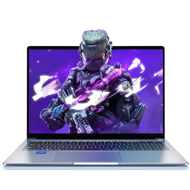 New Launch 16inch Business Gaming Laptop SSD Windows 11 Dualband WiFi Ultralong Battery Life Camera English Keyboard