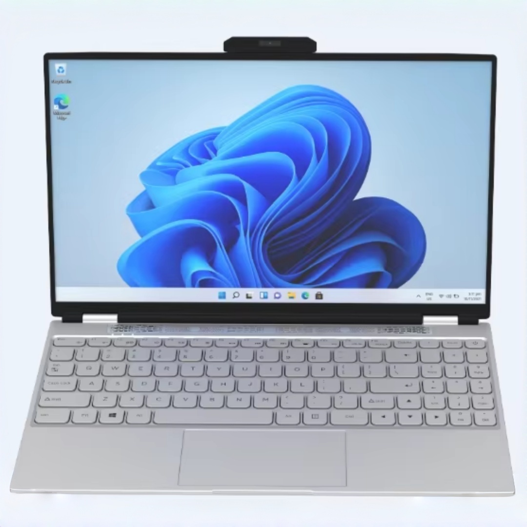 Manufacturer Hot Sell 15.6 Inch Notebook Computer with Intel Quad Core 16GB RAM 2TB SSD Fan Copper Tube Cooling for Office
