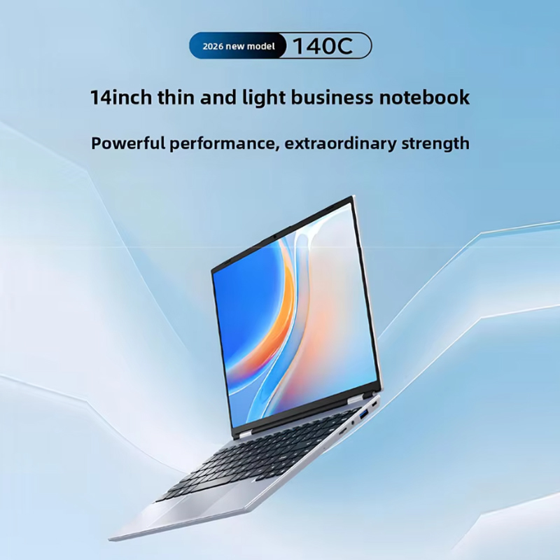 2026 New 14Inches Ultra-thin Intel N5095 Quad Core Laptop with 128G 1024G SSD for Business Notebook Computer