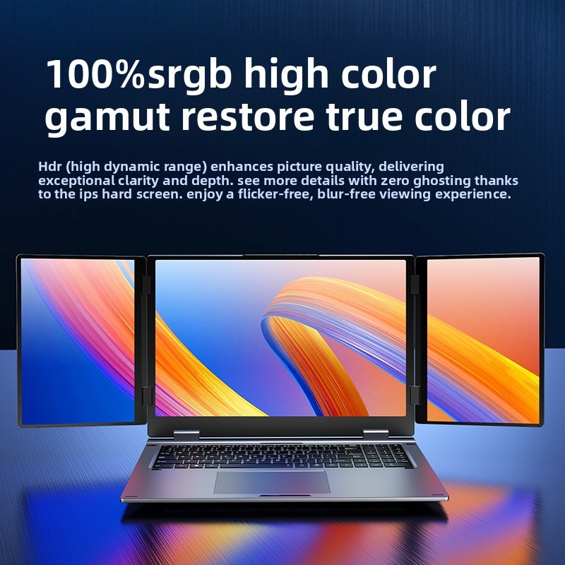 OEM Tri Screen Intel I7 Ultrabook 12 Core 16 Thread 4.7GHz 32GB DDR4 SSD Business High Performance New English