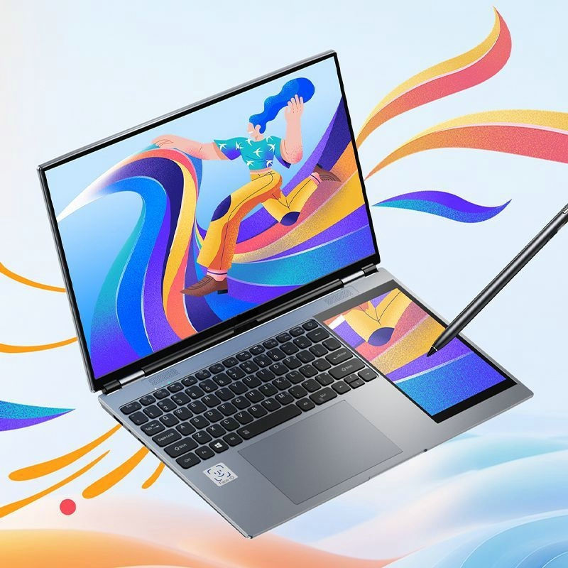 New Customizable 15.6Inch 7Inch Touch Screen Student Laptop Intel Celeron QuadCore SSD DDR4 Win 10 11 English IPS Camera