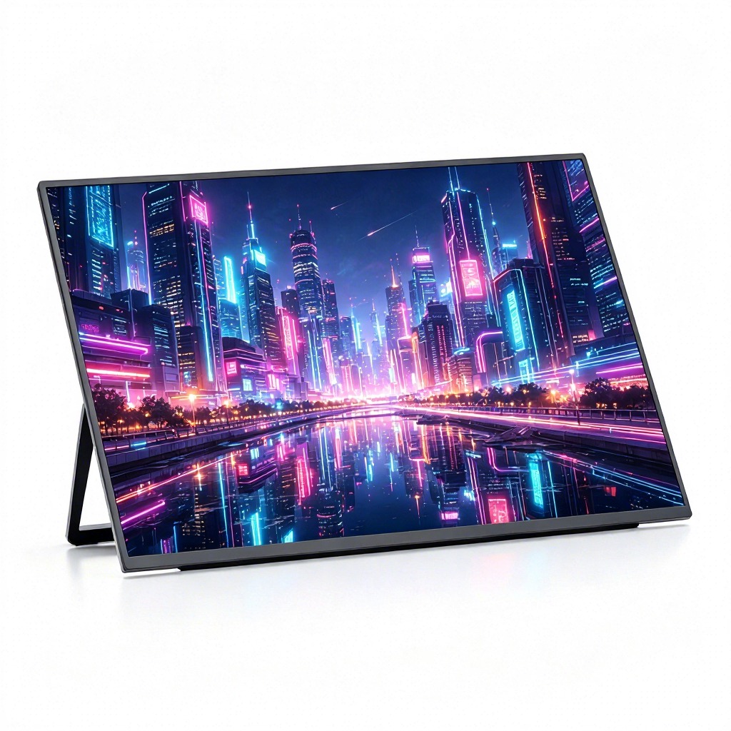 15.6Inch Wireless Gaming Business Portable Display IPS Panel 60Hz 16:9 LCD Backlight for PS5 Direct Connection