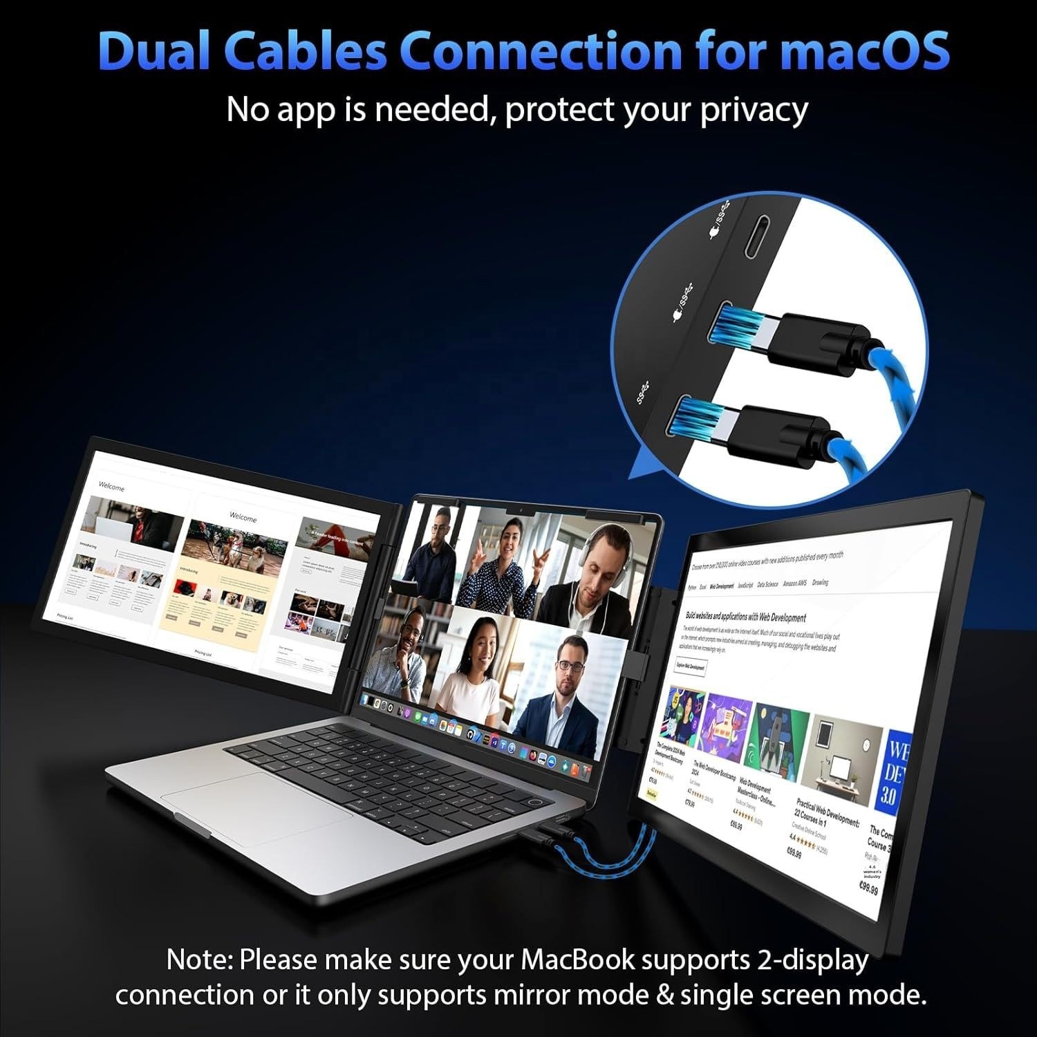 Wholesale Customizable 14Inch LED Backlit Dual Monitor 6ms Response Time Stock Trading Multi Display