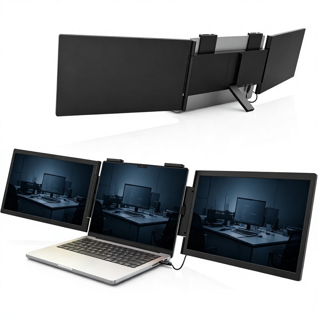 Wholesale High Cost Performance 14Inch LED Dual Screen Custom Stock Trading Laptop Expansion Monitor