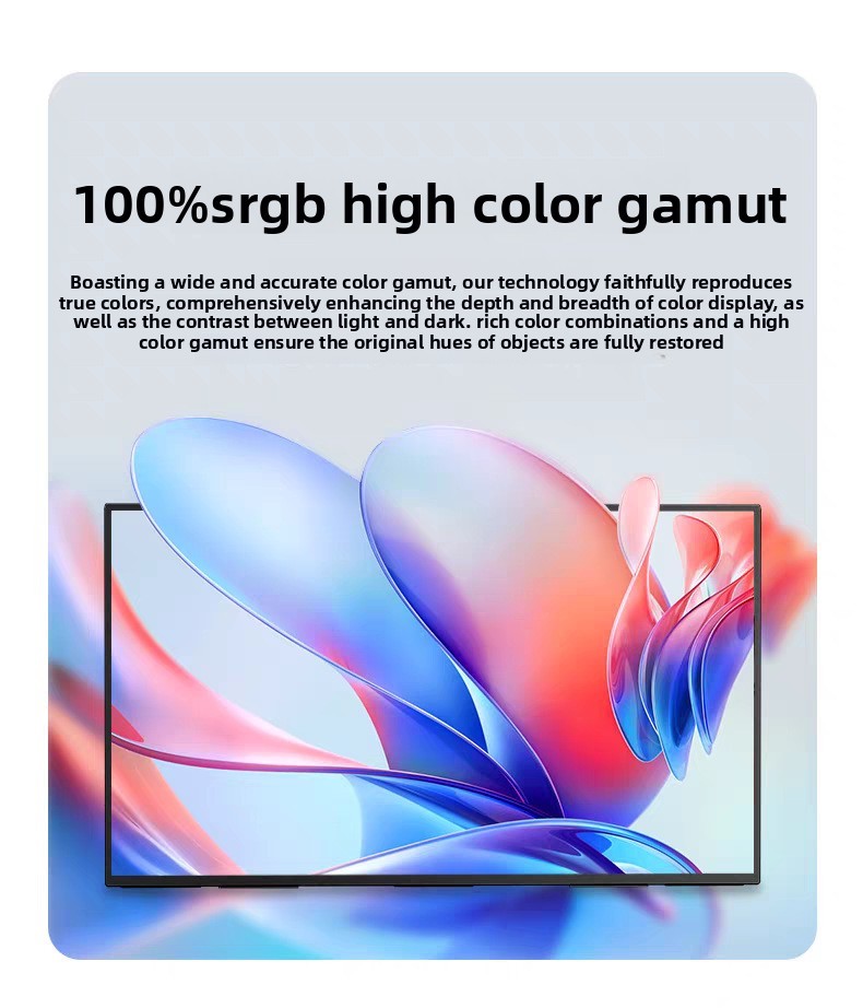 Wholesale Hot Sale 21.4Inch High Refresh 100Hz 6ms Portable Display IPS Screen Type-C Speaker for Desktop Console