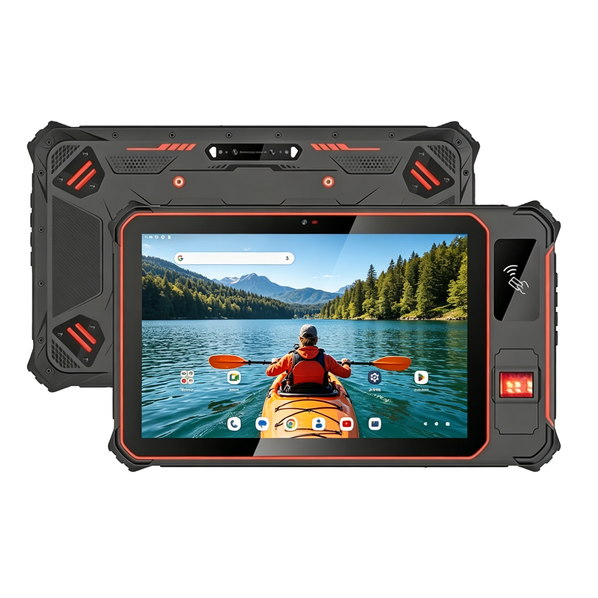 New Wholesale 10.1 Octa Core MTK Android 13 6GB RAM Industrial Tablet GSM Supports Fingerprint 2D Scan Data Collection IP67
