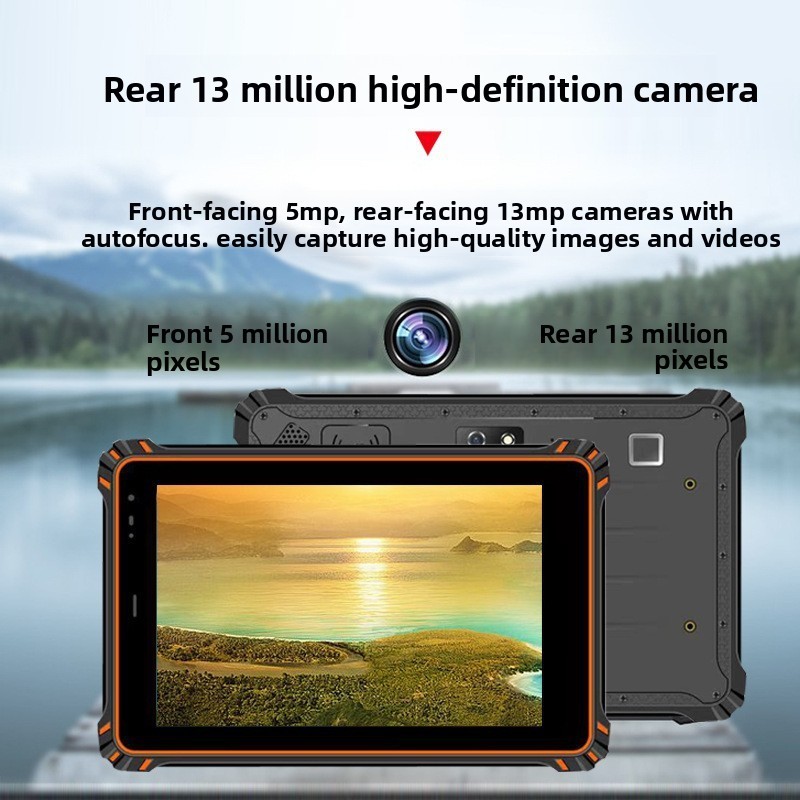 New 8 Inch Industrial Three Proof Tablet Computer Reinforced Explosion Proof NFC Module Android13 Capacitive Screen MTK 4G Wi-Fi