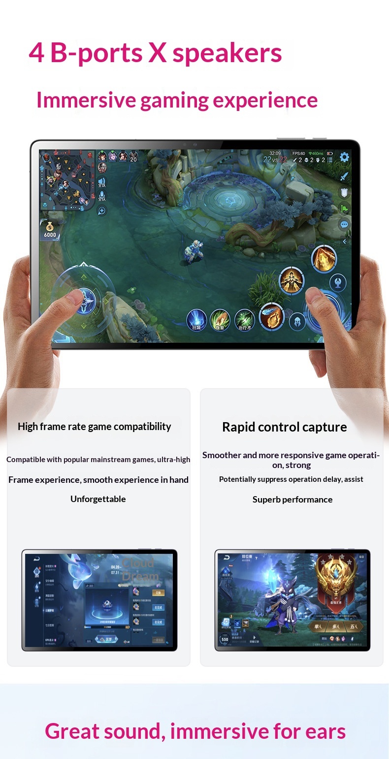 2026 New Style 10.95 Inch Octa Core 6GB Tablet with 4G GSM Capacitive Screen for Office Business Student Learning