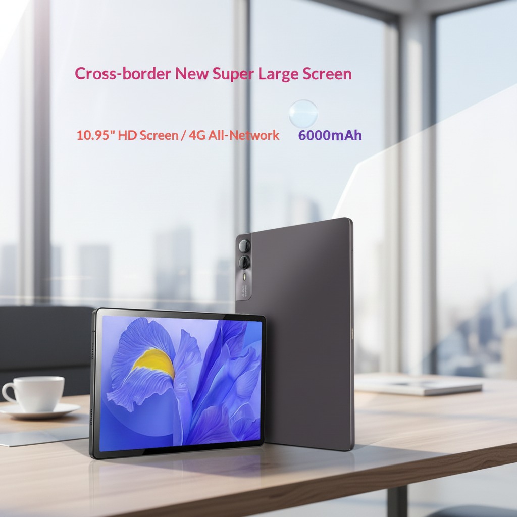 New Full Netcom 10.95-inch Octa Core Android Tablet 6GB Insertable Cartoon Voice Online Learning Office Entertainment 6000mAh