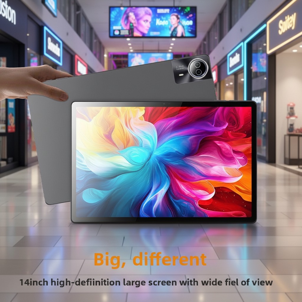Portable 14 Inch Android Tablet Octa-Core MTK 1.8GHz 6GB RAM 4G GSM WiFi 1920x1200 Capacitive Screen New Business Travel