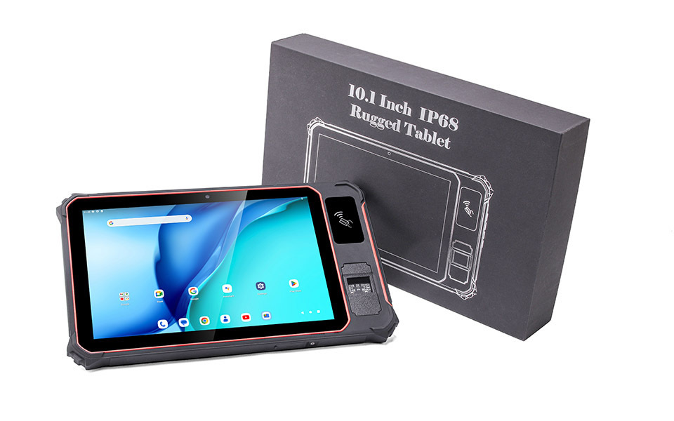 New 10.1 Inch Industrial Tablet with MTK Octa Core CPU Android 13 OS 6GB RAM GSM 2D Scan