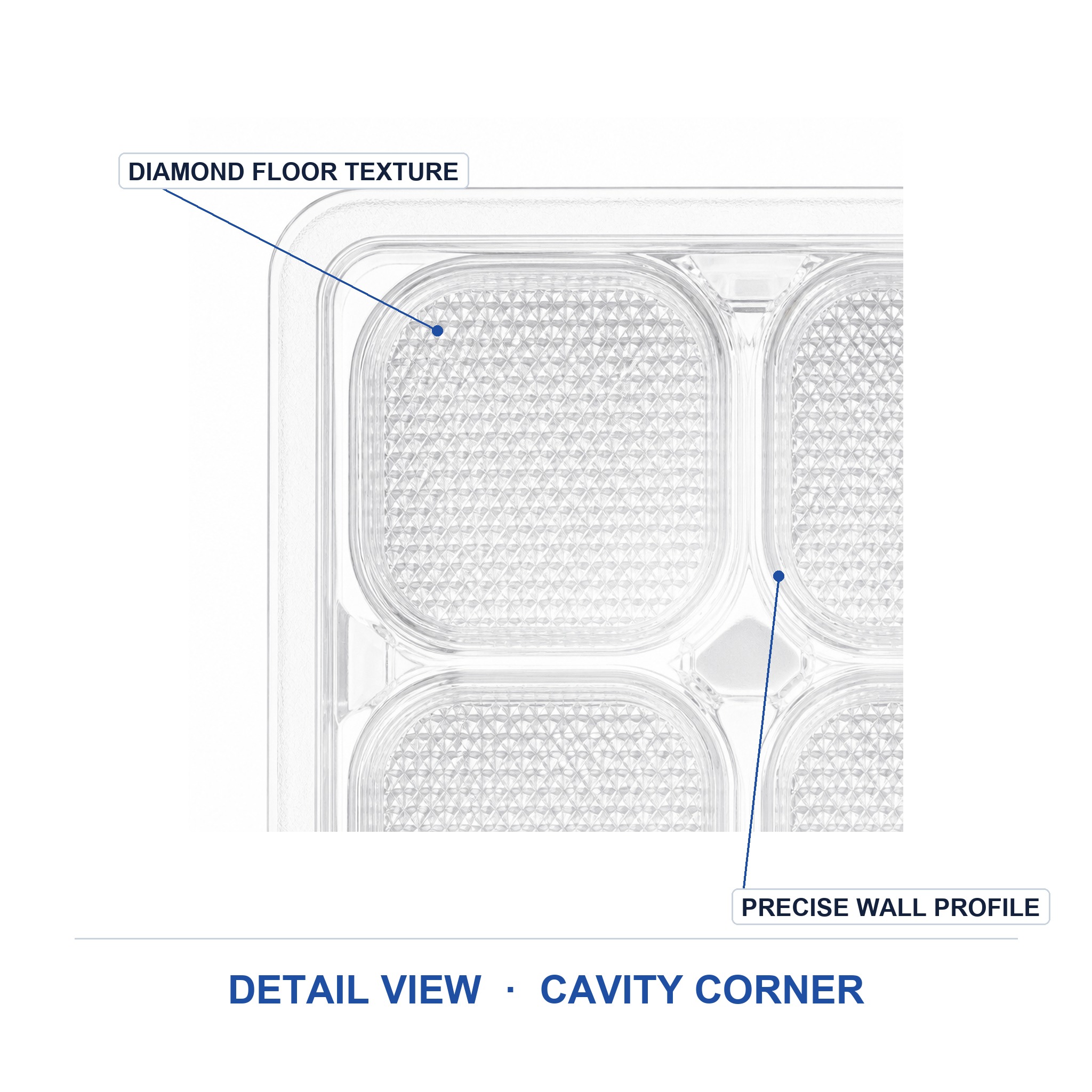 Transparent Blister Packaging Box for Chocolate Pastry With Plastic Inner Tray Food Container Custom Pet Container for Food