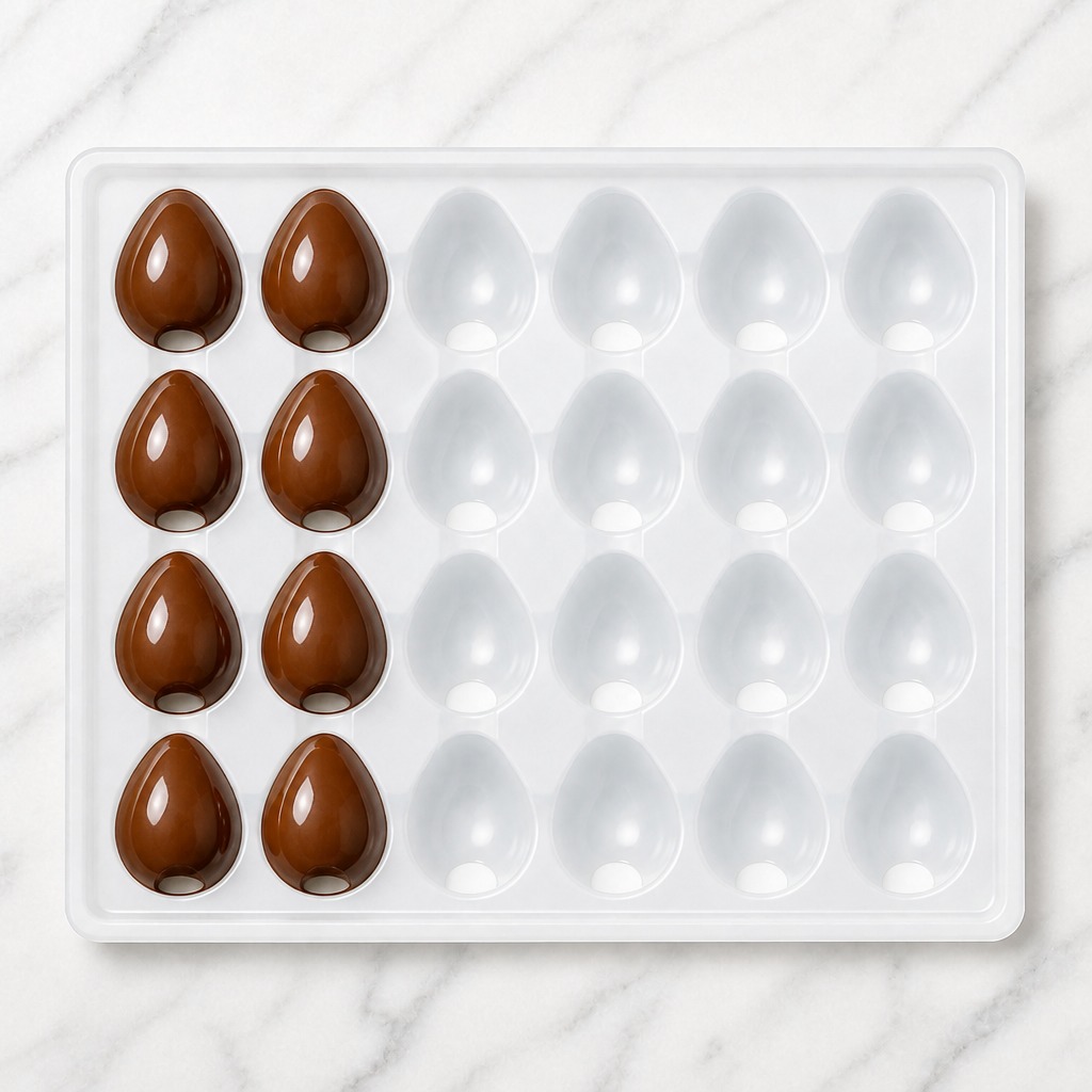 Transparent Blister Packaging Box for Chocolate With Plastic Inner Tray Food Container Custom Pet Container for Food
