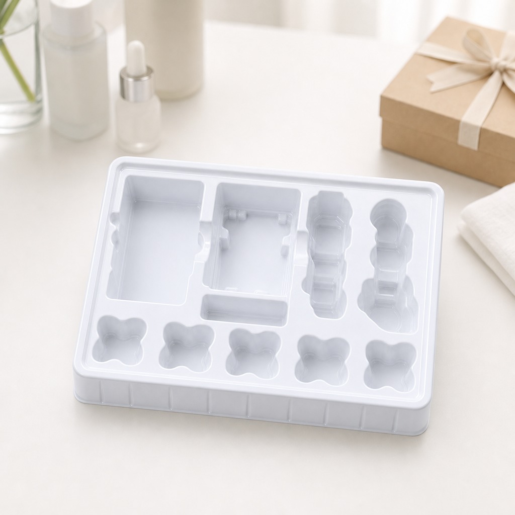 Small Plastic Box Insert for Beauty Personal Care Products Blister Inner Tray Custom Cosmetics Packaging Manufacturer