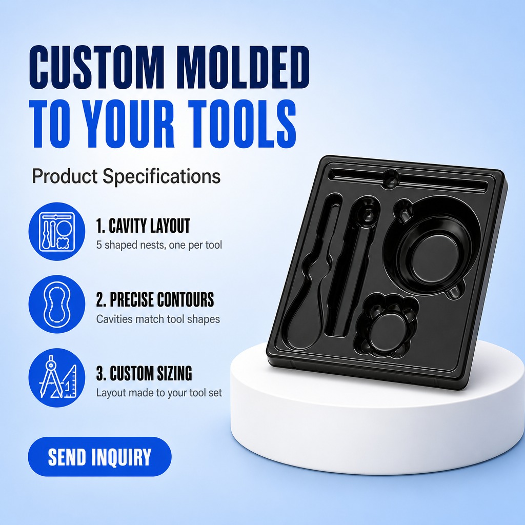 PET Vacuum Forming Box  Tray Packaging Custom Molded Insert Thermoformed Manufacturer Wholesale packaging boxes plastic