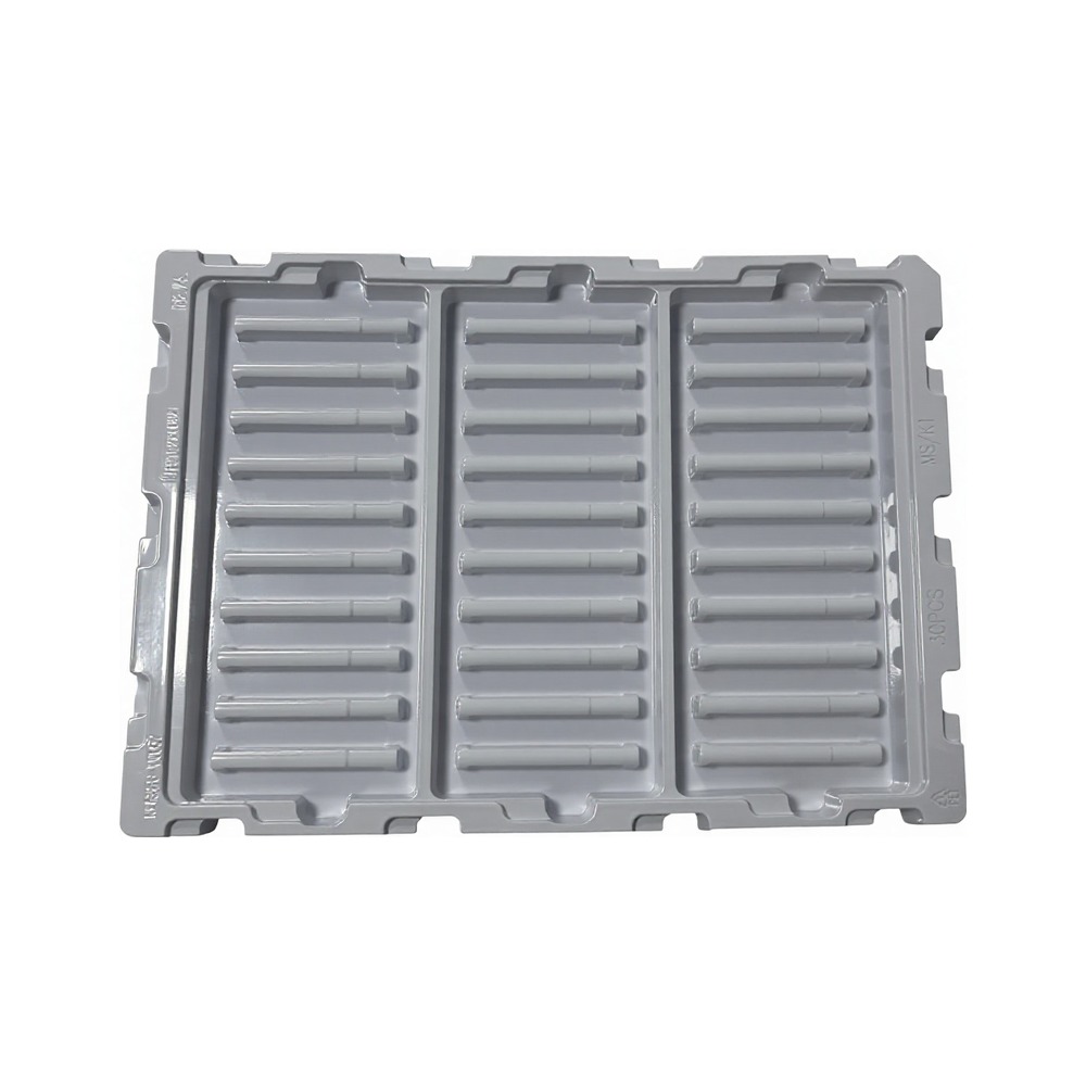 Custom Anti Static Turnover Tray for IC Chip Components Packaging Thermoformed ESD PET Blister Tray