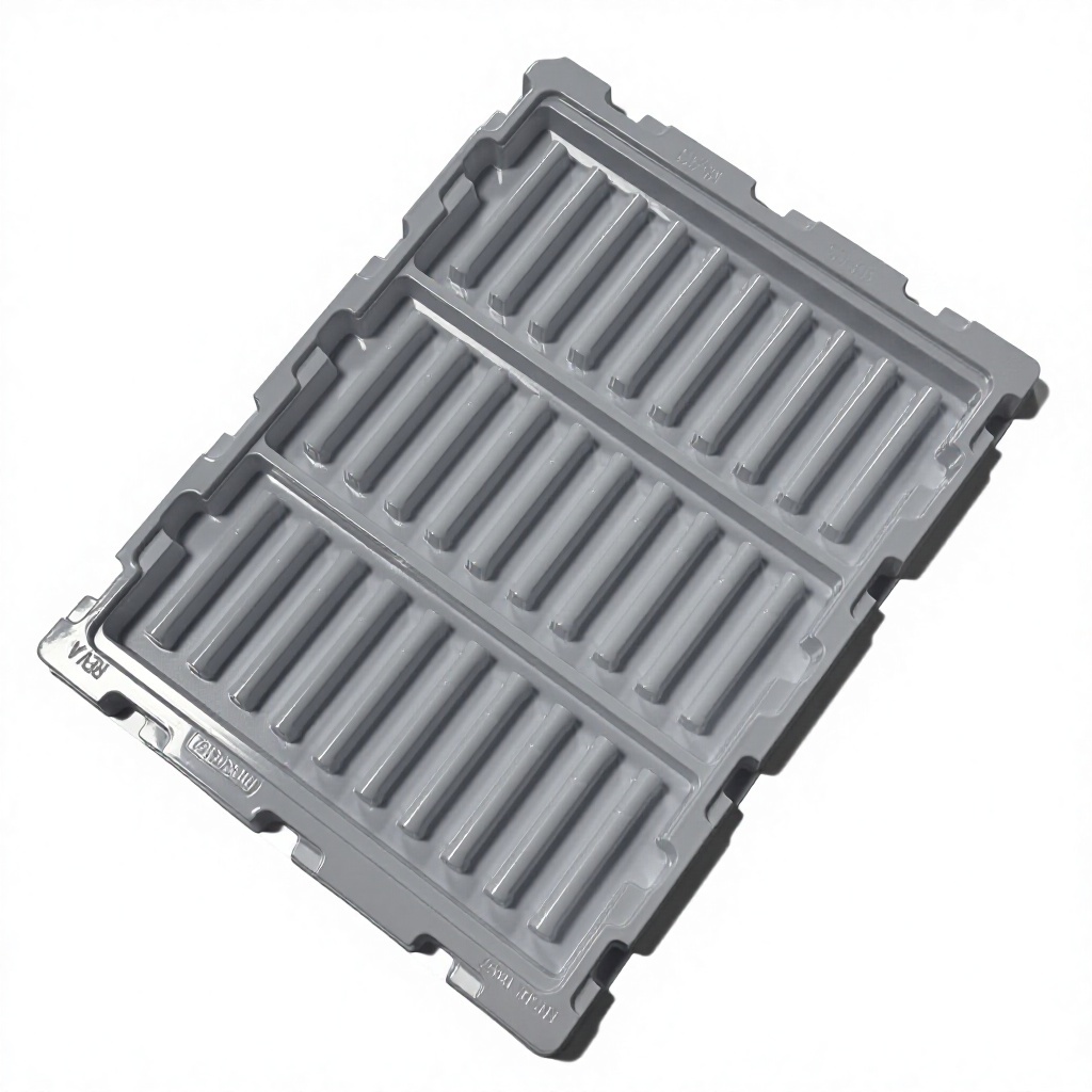 Custom Anti Static Turnover Tray for IC Chip Components Packaging Thermoformed ESD PET Blister Tray