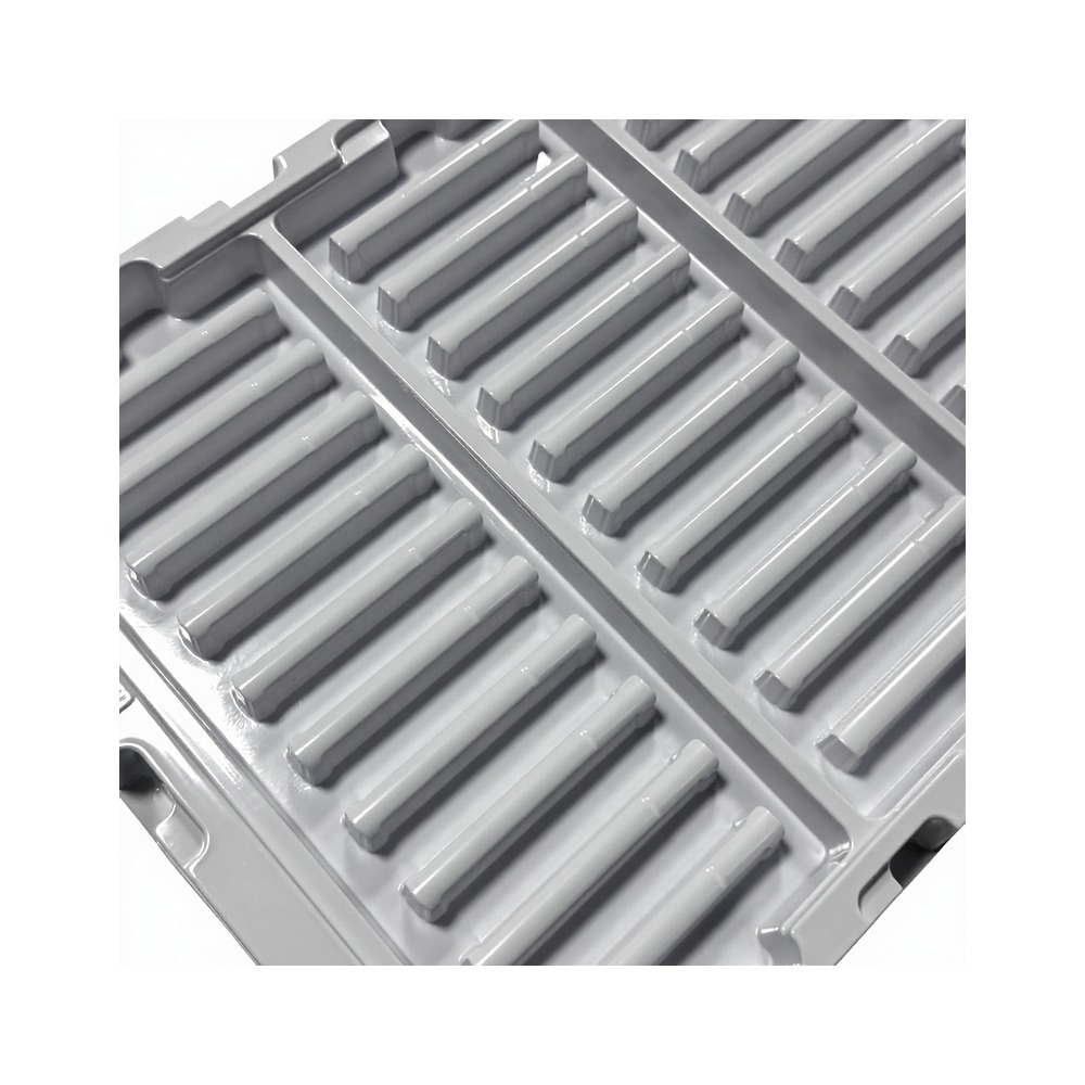 Custom Anti Static Turnover Tray for IC Chip Components Packaging Thermoformed ESD PET Blister Tray