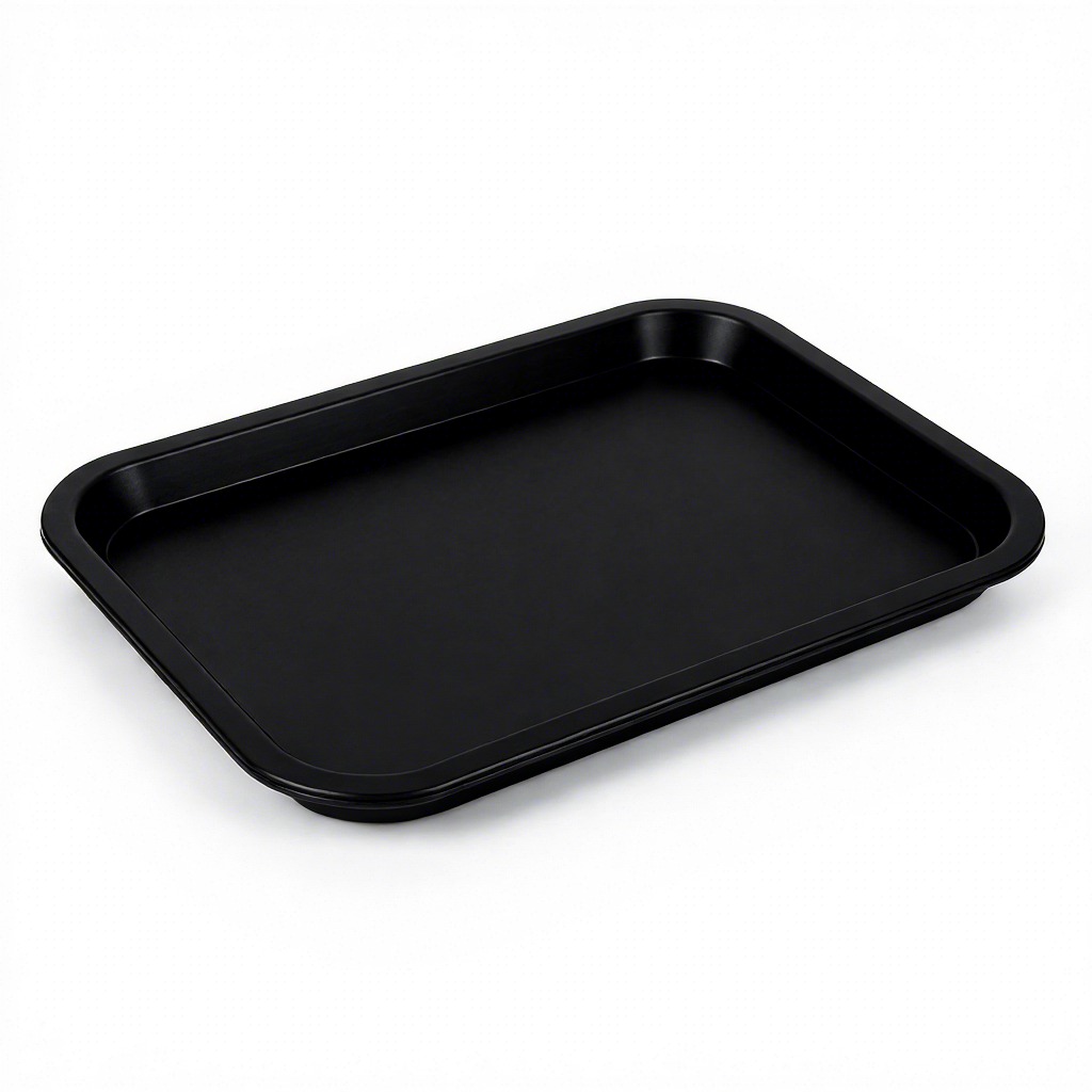 Restaurant Commercial Plastic Serving Tray Non Slip Base Fast Food Chain Canteen Food Transfer Storage Tray