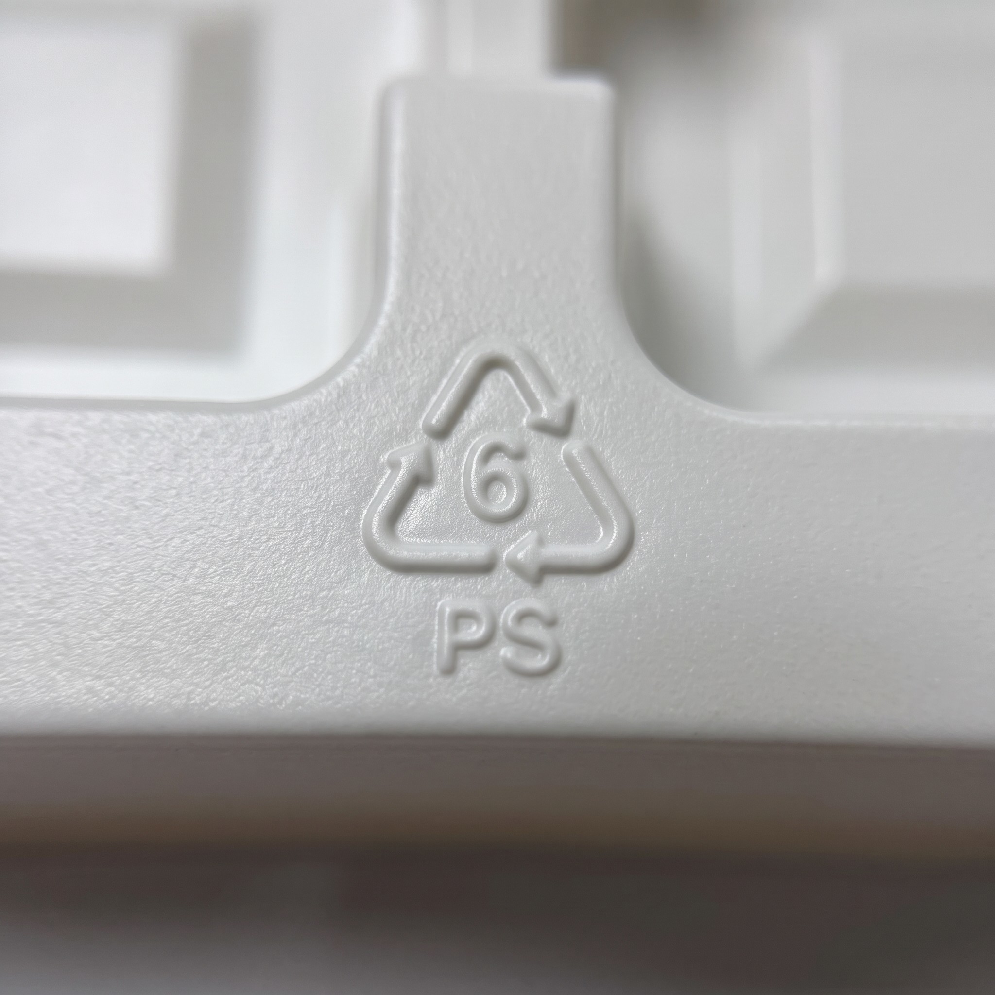 White Blister Tray PS  Scratch Resistant Shock Absorption Industrial Turnover Packaging Tray