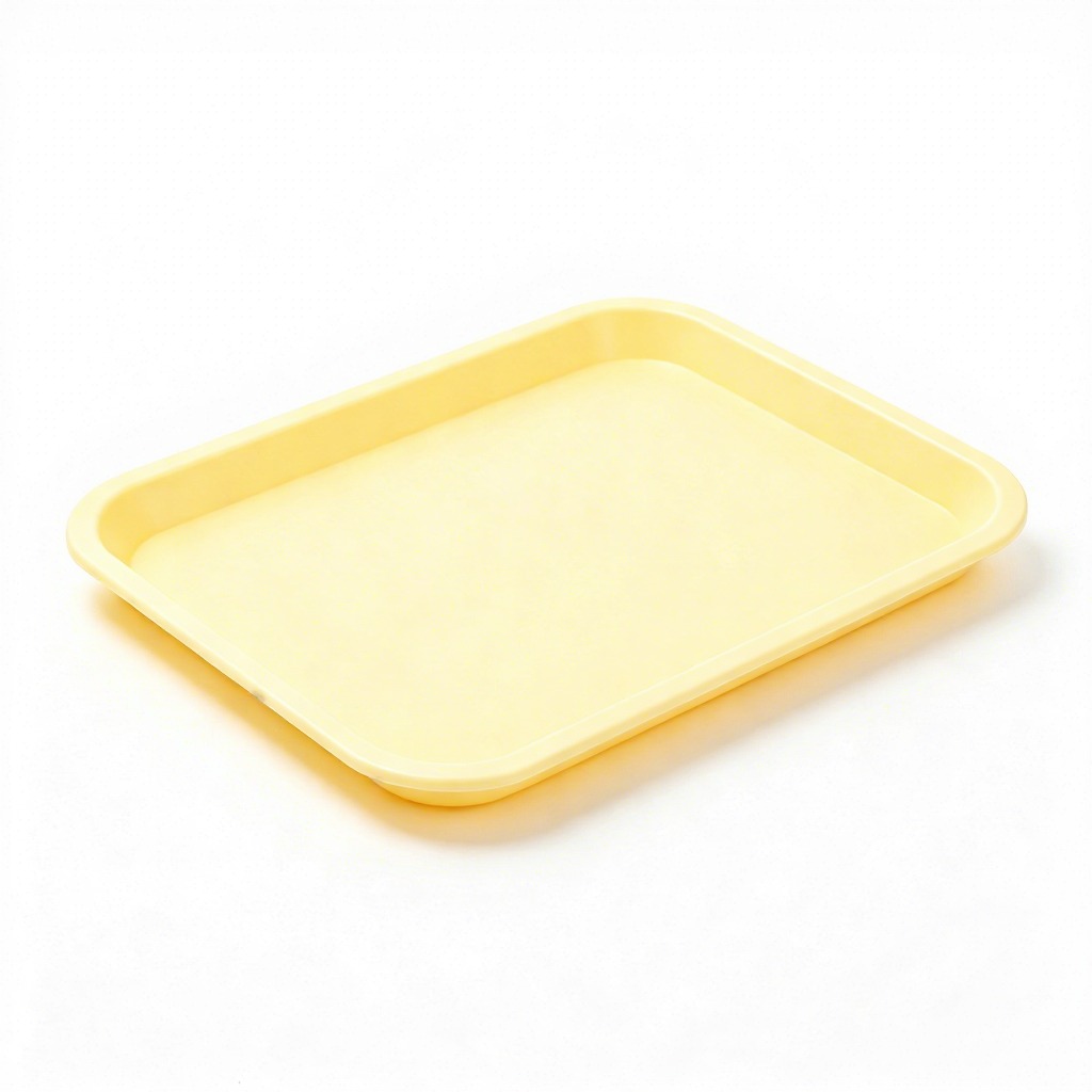 Canteen Hotel Rectangular Plastic Serving Tray Non Slip Thick Catering Shop Food Serving Storage Tray