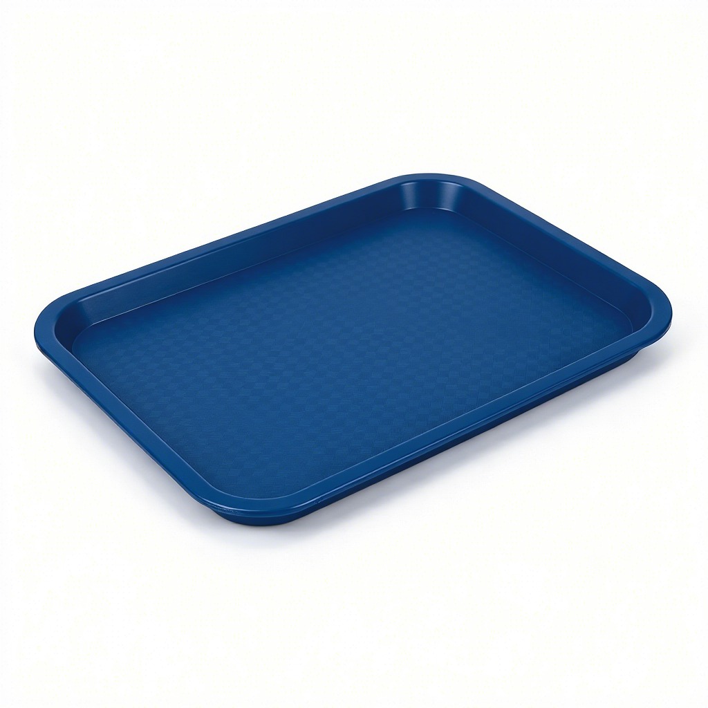 Chain Catering Commercial Plastic Tray Anti Slip Drop Proof Fast Food Shop Canteen Food Serving Turnover Tray