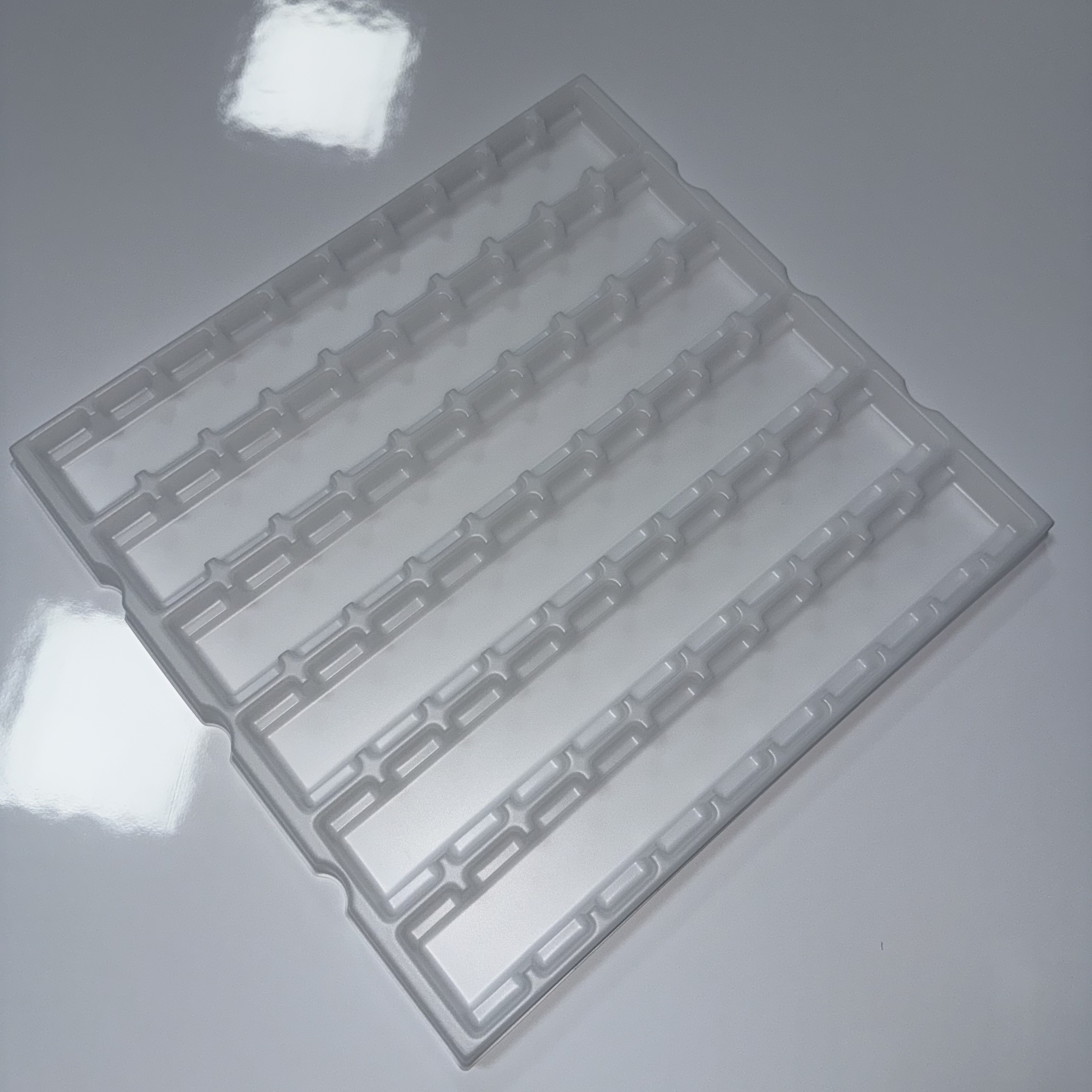 PP Tray Natural Color 1.2mm Thickness ESD Plastic Tray for Electronic Components Storage Customizable Jiangsu Origin Blister
