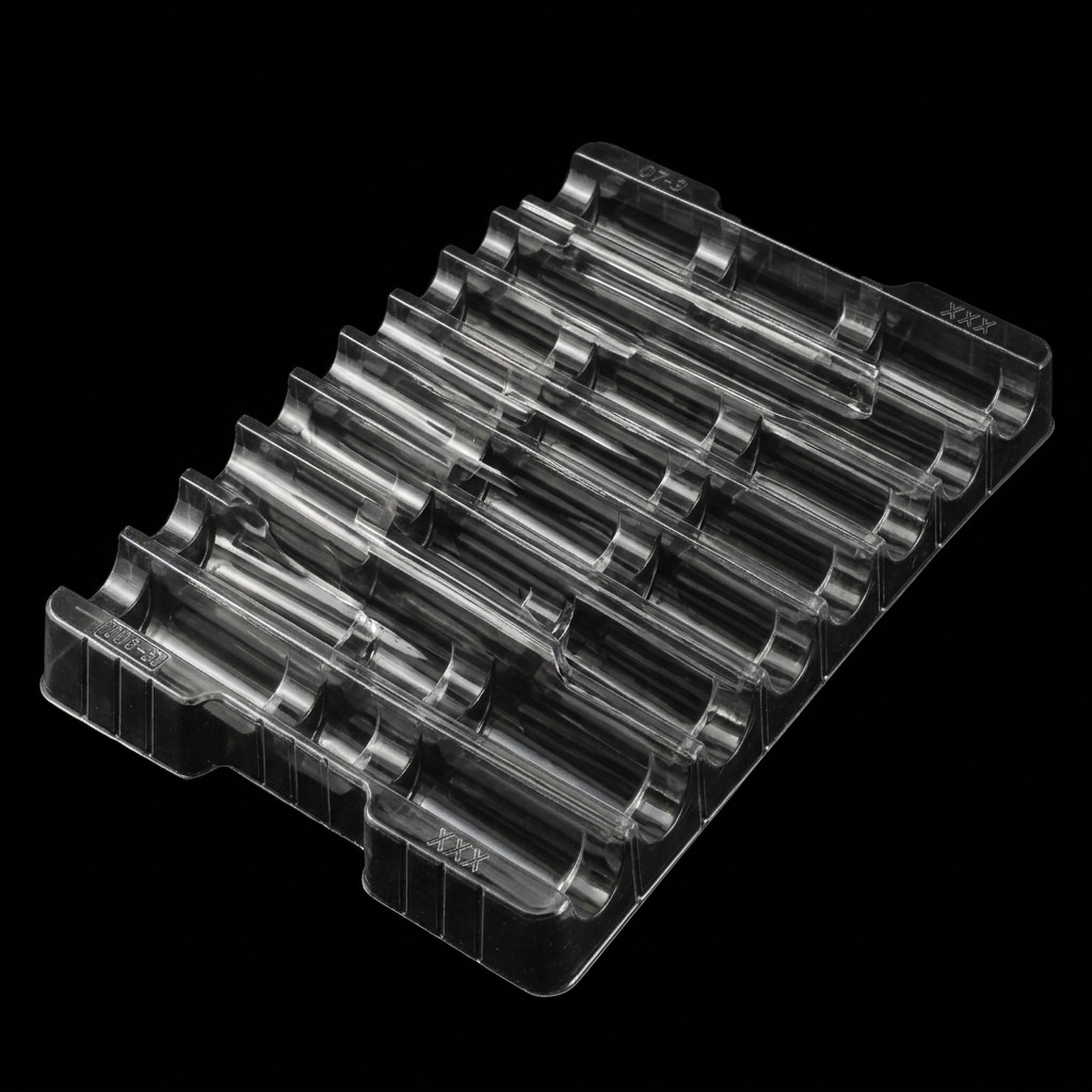 Custom PET Blister Tray Sustainable Insert for Electronics Packaging Molded Design Eco Friendly Factory Direct Supply